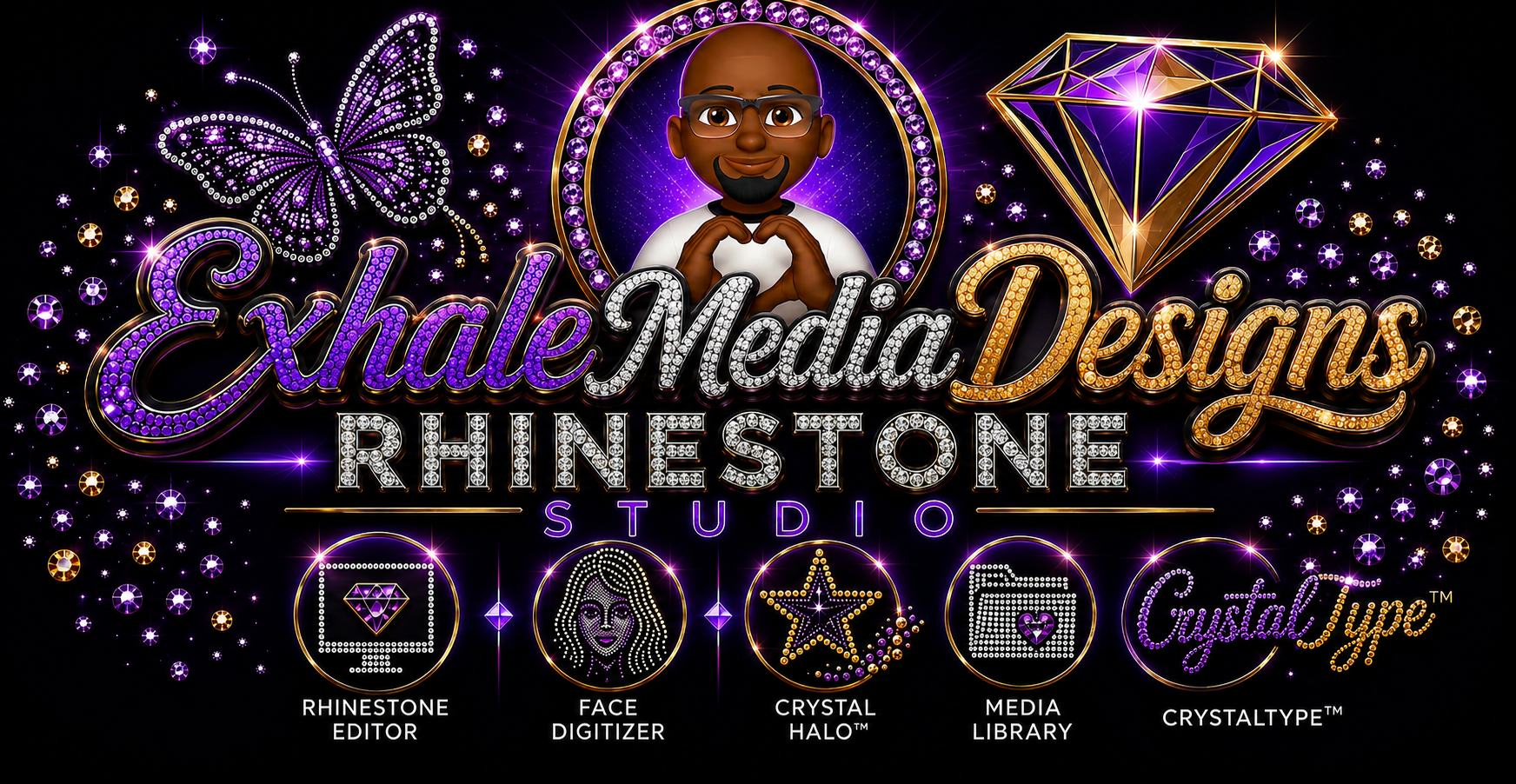 ExhaleMediaDesigns Rhinestone Studio
